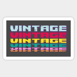 VINTAGE #5 (worn look) Magnet